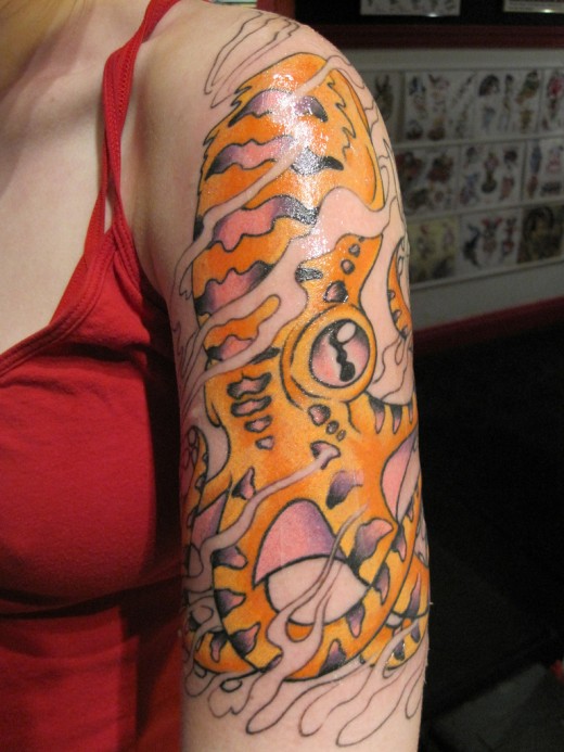 Octopus Half Sleeve Tattoo for Women maori half sleeve tattoos