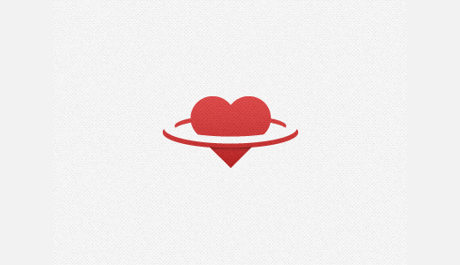 25 Adorable Heart Logo Designs, TutorialChip