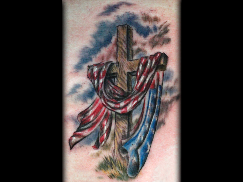53 Popular  Patriotic Flag Tattoos To Ink On The Shoulder