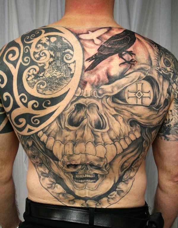 Mexican Skull Triskele Celtic Cross Tattoo on Behance
