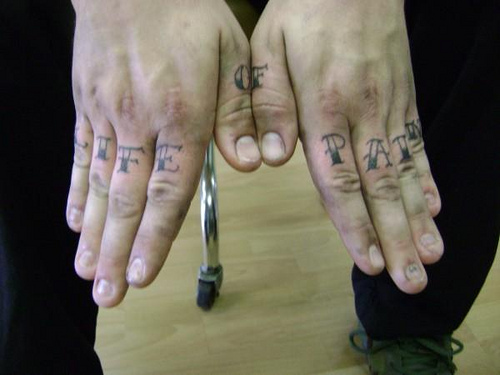 A Letter Tattoo Designs For Hand