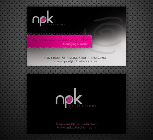Business Card: NPK Collections