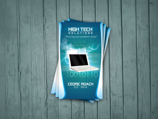 H-Tech Solutions Business Card