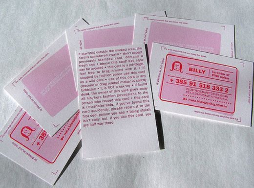 Simple Business Cards for Fashion